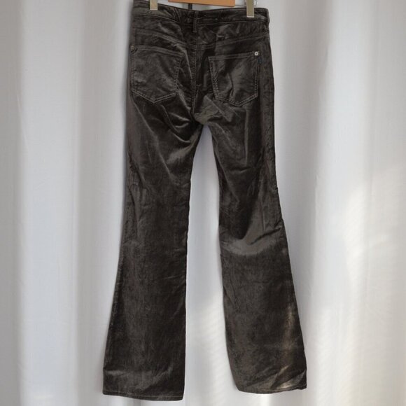 Anthropologie Pilcro Demilune Velvet Flare Pants Sz 28 - Picture 3 of 10